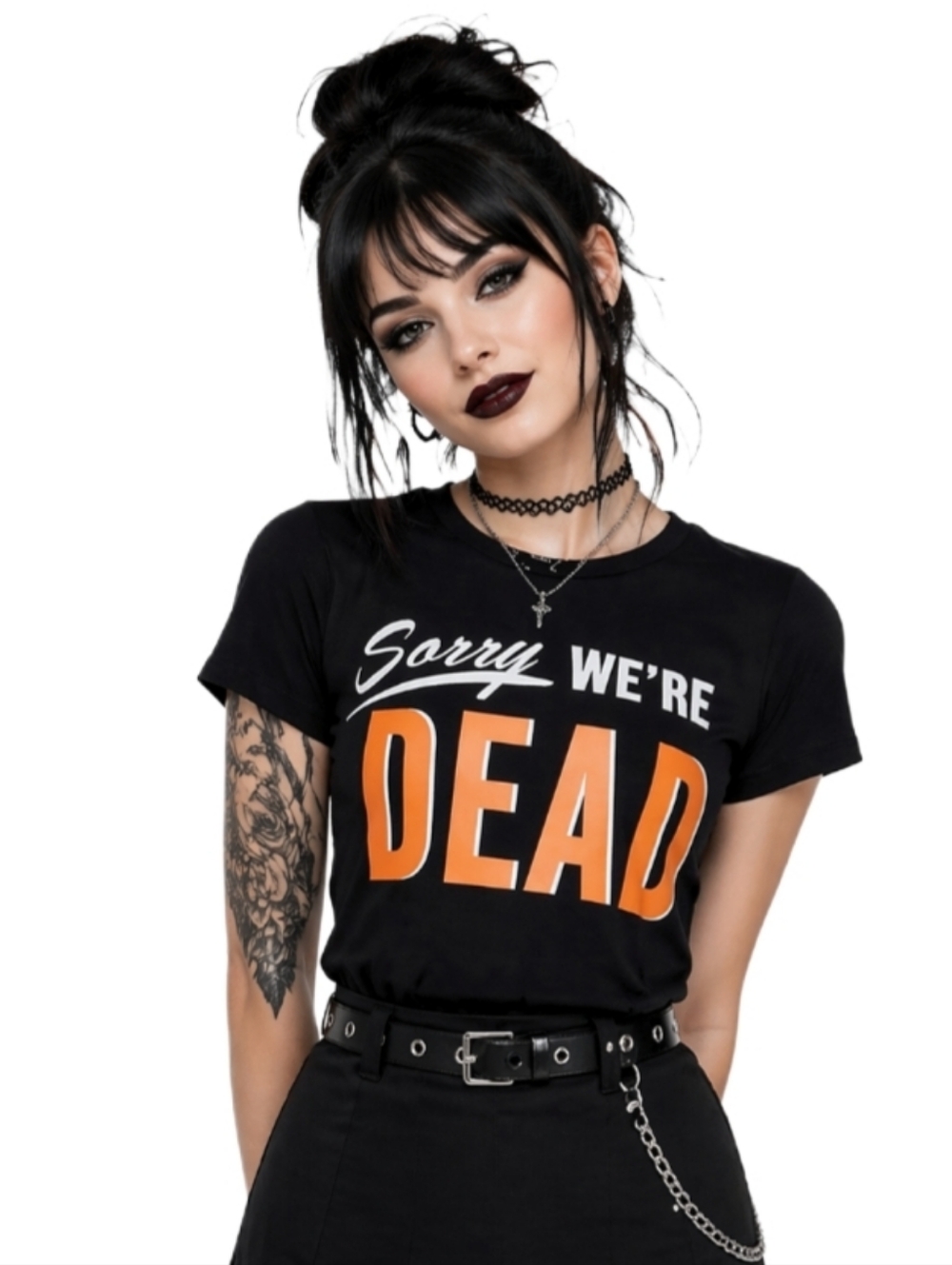 Tricks & Treats Sorry We're Dead Graphic Tee